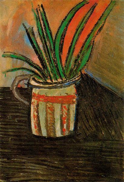 Pablo Picasso Classical Oil Painting Exotic Flowers - Click Image to Close